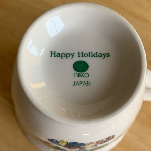 Nikko Christmas tree Happy holidays cup and saucer - Picture 3 of 6